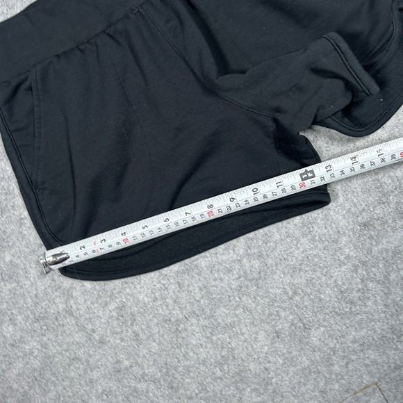 Nike Dri Fit Shorts Women's Size Small Black Fleece Athletic Loose Fit Running - Picture 6 of 13